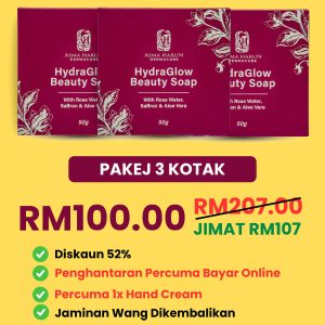 HydraGlow Beauty Soap - 3 kotak